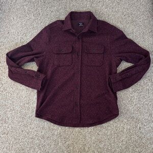 UNTUCKit Men’s Red Sweater Flannel Shirt Small
